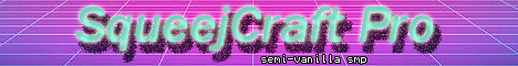SqueejCraft Pro: Semi-Vanilla - Minecraft Server