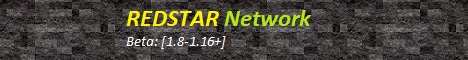 REDSTAR NETWORK Beta [1.8-1.16+] - Minecraft Server